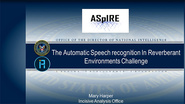 Automatic Speech Recognition in Reverberant Environments Challenge