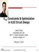 Vmin Constraints & Optimization in VLSI Circuit Design