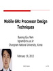 Mobile GHz Processor Design Techniques