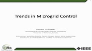Trends in Microgrid Control