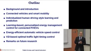 Video - Energy Efficiency Enhancement for Personalized and Connected Vehicles
