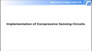 Implementation of Compressive Sensing Circuits
