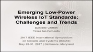 Emerging Low-Power Wireless IoT Standards: Challenges and Trends