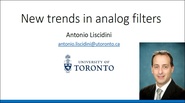 New Trends in Analog Filters Video
