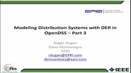 Introduction to OpenDSS Parallel Machine - Parallel Processing with OpenDSS Part 3