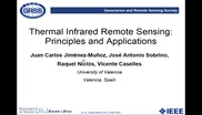 Thermal Infrared Remote Sensing: Principles and Applications
