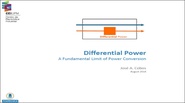 Differential Power: A Fundamental Limit of Power Conversion Video