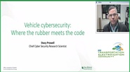Video - Vehicle Cyber Security: Where the Rubber Meets the Code