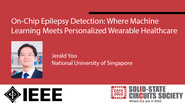 On-Chip Epilepsy Detection: Where Machine Learning Meet Personalized Wearable Healthcare