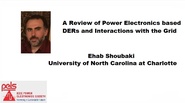 A Review of Power Electronics based DERs and Interactions with the Grid