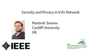 Video-Security and Privacy in V2G Network
