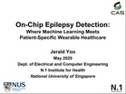 On-Chip Epilepsy Detection: Where Machine Learning Meets Wearable, Patient-Specific Wearable Healthcare Video