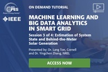 Machine Learning and Big Data Analysis in Smart Grid Session 3