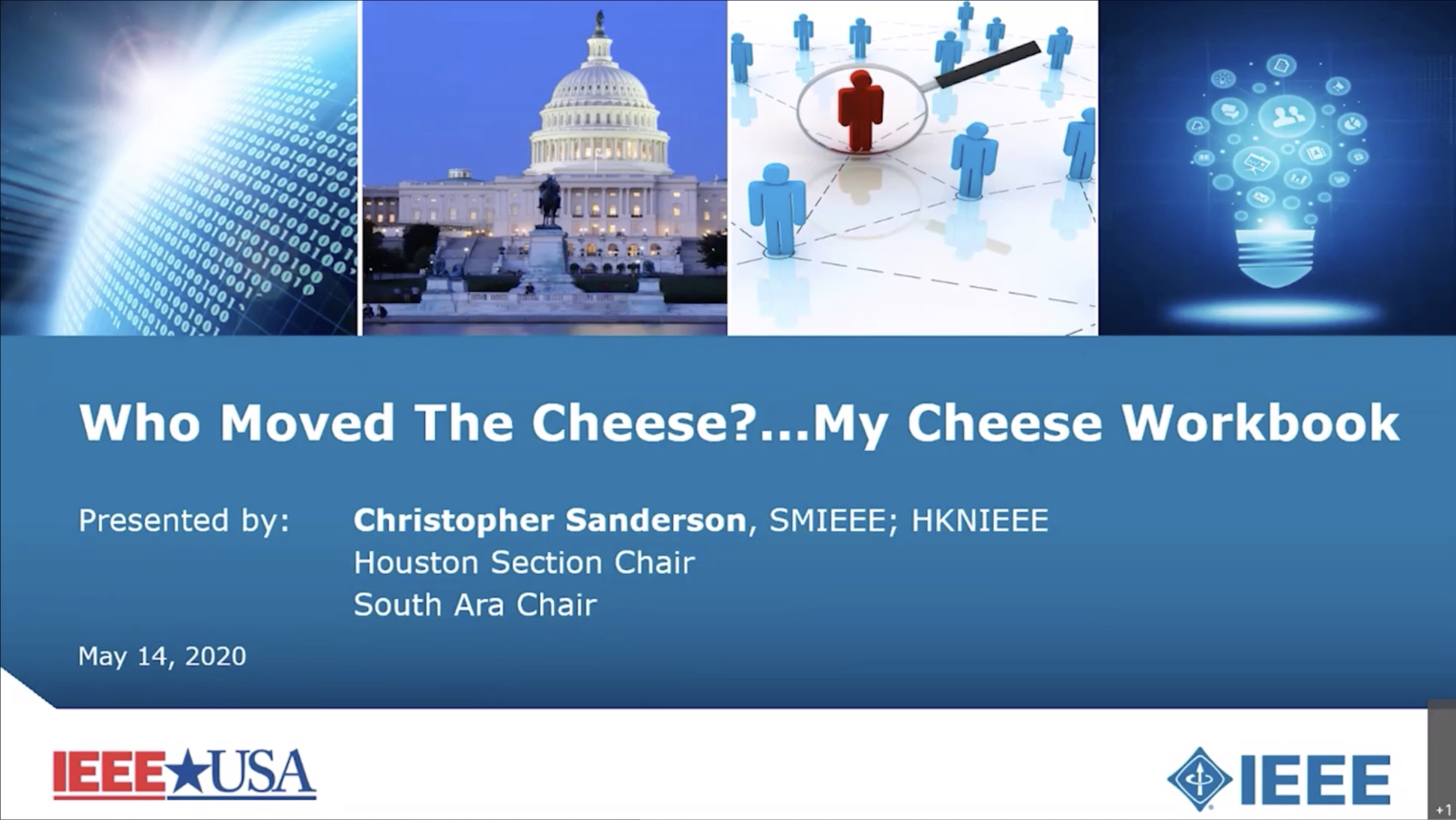 Webinar: Who Moved My Cheese?...My Cheese Workbook