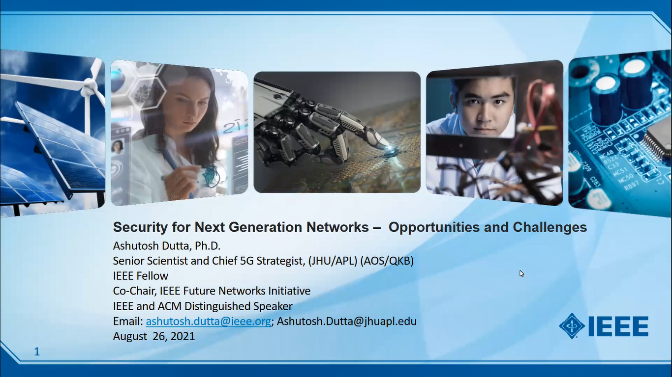Security for Next Generation Networks: Opportunities and Challenges