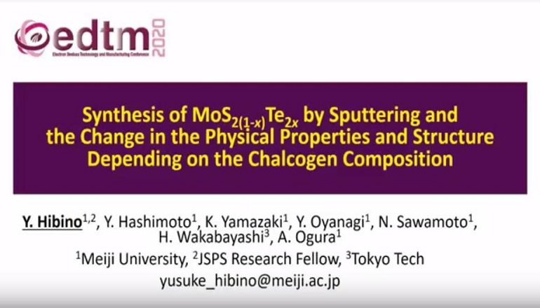 Synthesis of MoS 2(1-x) Te 2x by Sputtering and the Change in the Physical Properties and Structure Depending on the Chalcogen Composition