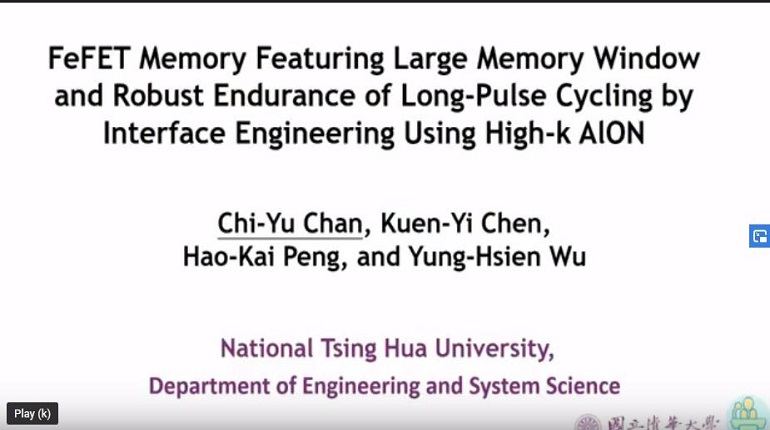 Technology Sessions:FeFET Memory Featuring Large Memory Window and Robut Endurance of Long Pulse Cycling by Interface Engineering Using High-k AION