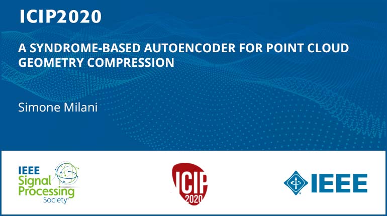 A SYNDROME-BASED AUTOENCODER FOR POINT CLOUD GEOMETRY COMPRESSION