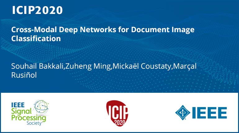Cross-Modal Deep Networks for Document Image Classification