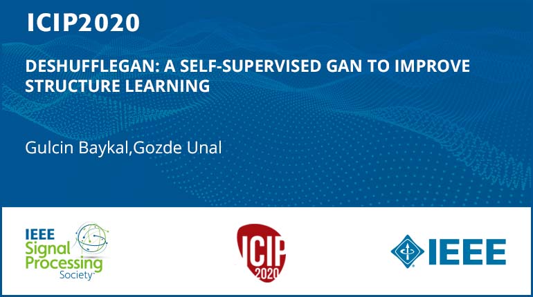 DESHUFFLEGAN: A SELF-SUPERVISED GAN TO IMPROVE STRUCTURE LEARNING