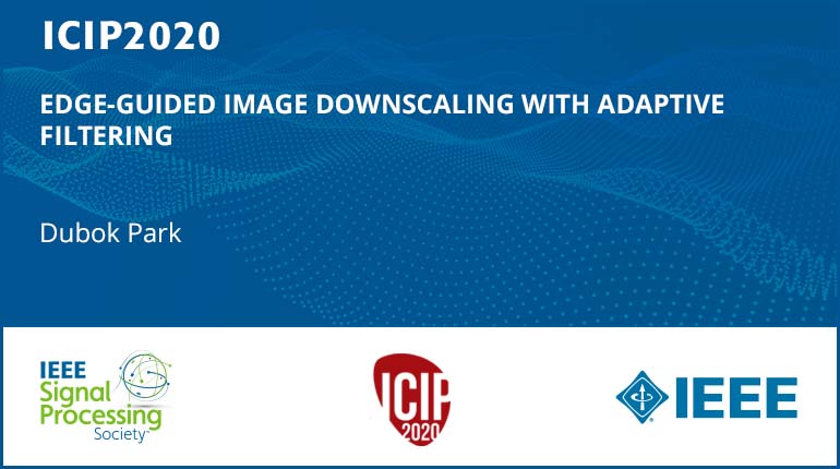 EDGE-GUIDED IMAGE DOWNSCALING WITH ADAPTIVE FILTERING
