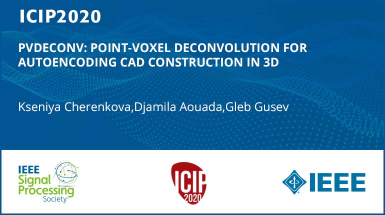 PVDECONV: POINT-VOXEL DECONVOLUTION FOR AUTOENCODING CAD CONSTRUCTION IN 3D
