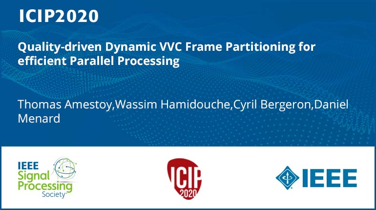 Quality-driven Dynamic VVC Frame Partitioning for efficient Parallel Processing
