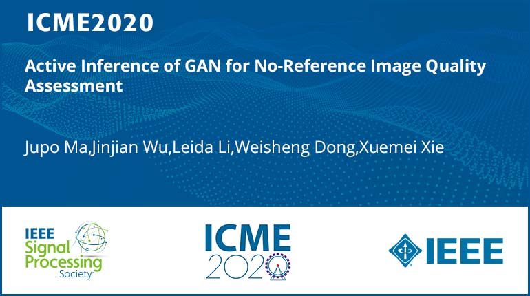 Active Inference of GAN for No-Reference Image Quality Assessment