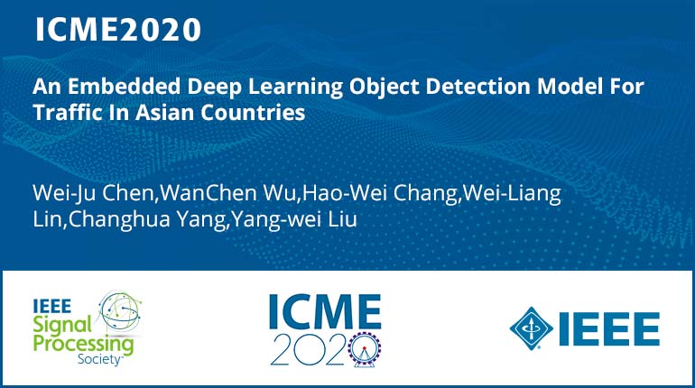 An Embedded Deep Learning Object Detection Model For Traffic In Asian Countries