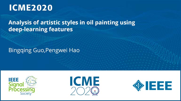 Analysis of artistic styles in oil painting using deep-learning features