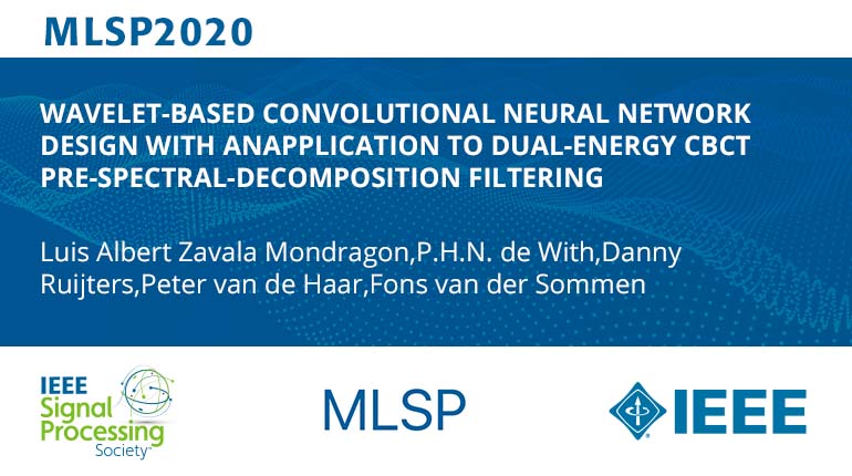 WAVELET-BASED CONVOLUTIONAL NEURAL NETWORK DESIGN WITH ANAPPLICATION TO DUAL-ENERGY CBCT PRE-SPECTRAL-DECOMPOSITION FILTERING