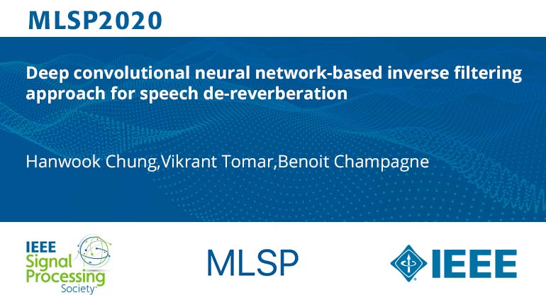 Deep convolutional neural network-based inverse filtering approach for speech de-reverberation