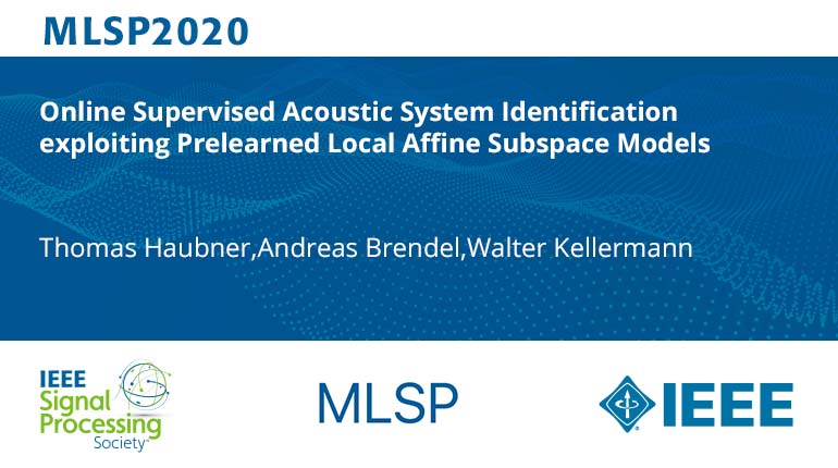 Online Supervised Acoustic System Identification exploiting Prelearned Local Affine Subspace Models