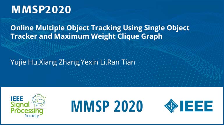 Online Multiple Object Tracking Using Single Object Tracker and Maximum Weight Clique Graph