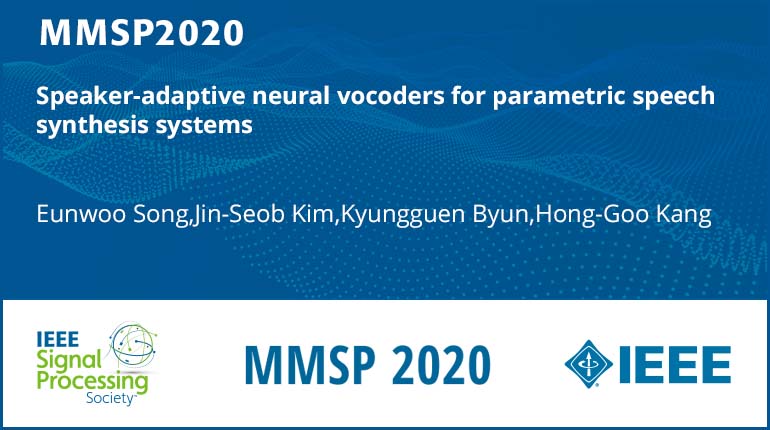 Speaker-adaptive neural vocoders for parametric speech synthesis systems