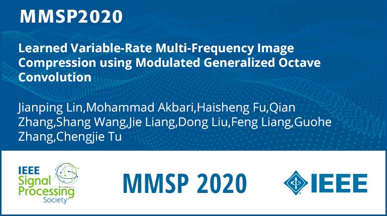 Learned Variable-Rate Multi-Frequency Image Compression using Modulated Generalized Octave Convolution