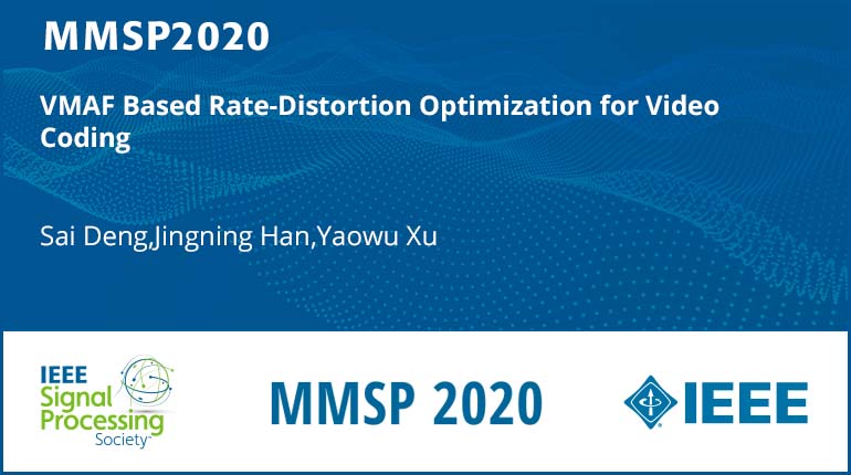 VMAF Based Rate-Distortion Optimization for Video Coding