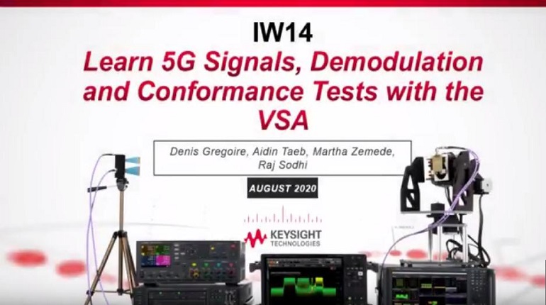 Learn 5G Signals, Demodulation and Conformance Tests with the VSA Video