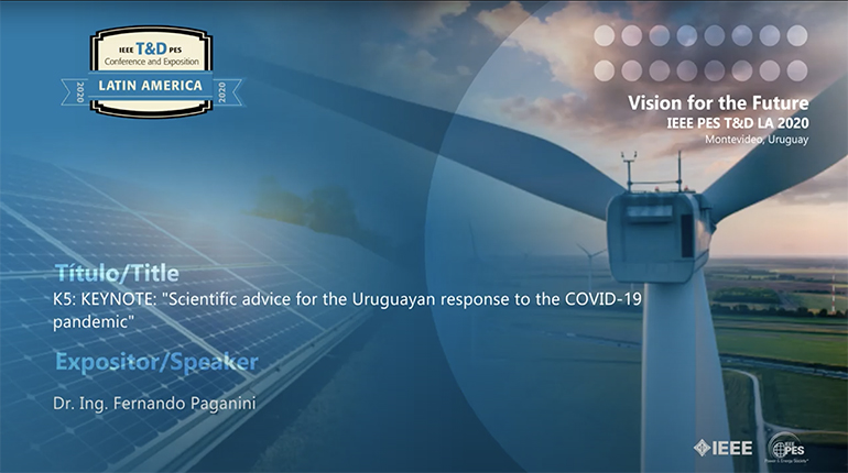 2020 PES TDLA 10/1 Panel Video: Scientific advice for the Uruguayan response to the COVID-19 pandemic