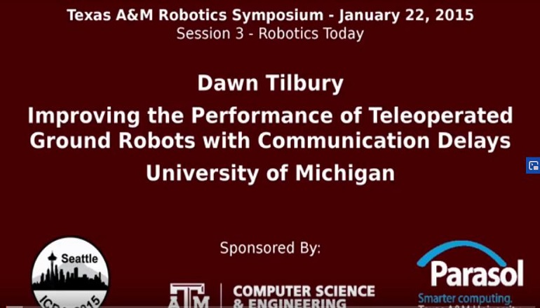 Improving the performance of teleoperated ground robots with communication delays