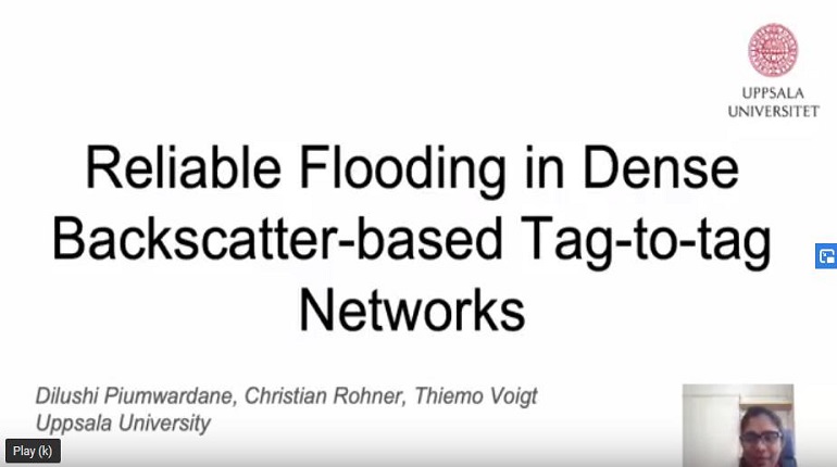 [Poster Abstract] Reliable Flooding in Dense Backscatter Based Tag to Tag Networks