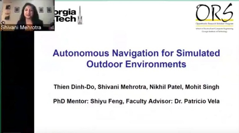 Autonomous Navigation for Simulated Outdoor Environments
