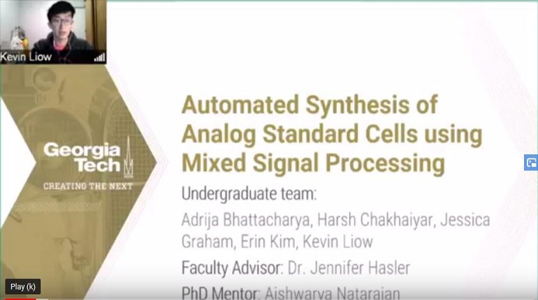 Automated Synthesis of Analog Standard Cells Using Mixed Signal Processing