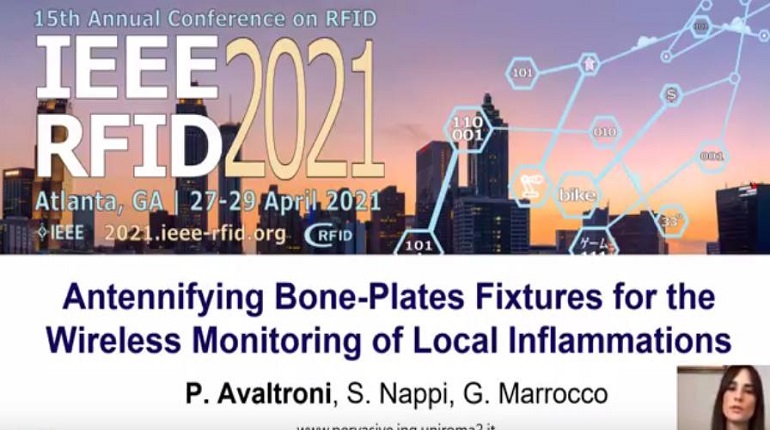 Orthopedic Fixture-integrated RFID Temperature Sensor for the Monitoring of Deep Inflammations
