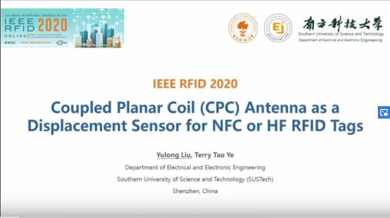 B1 Coupled Planar Coil (CPC) Antenna as a Displacement Sensor for NFC or HF RFID Tags
