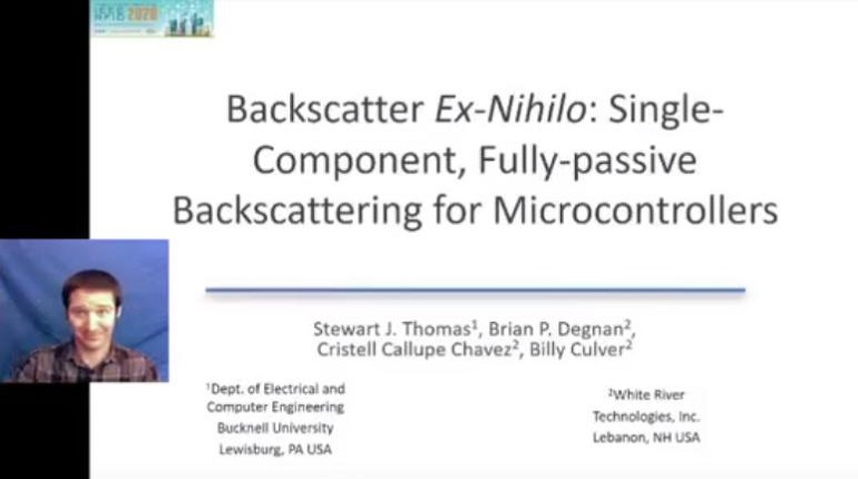 B2 Backscatter Ex-Nihilo: Single-Component, Fully-passive Backscattering for Microcontrollers