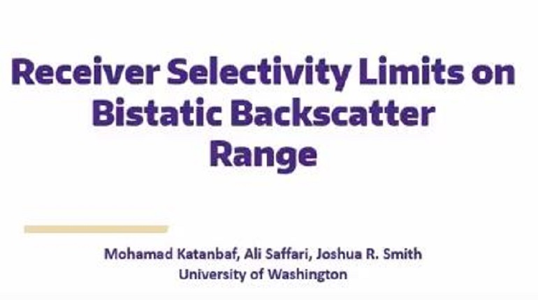B3 Receiver Selectivity Limits on Bistatic Backscatter Range