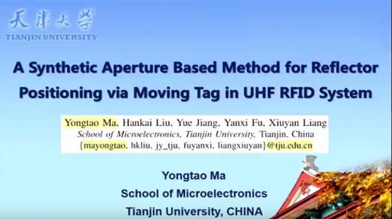 D1 A Synthetic Aperture Based Method for Reflector Positioning via Moving Tag in UHF RFID Systems