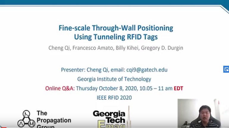 D1 Fine Scale Through Wall Positioning Using Tunneling RFID Tags