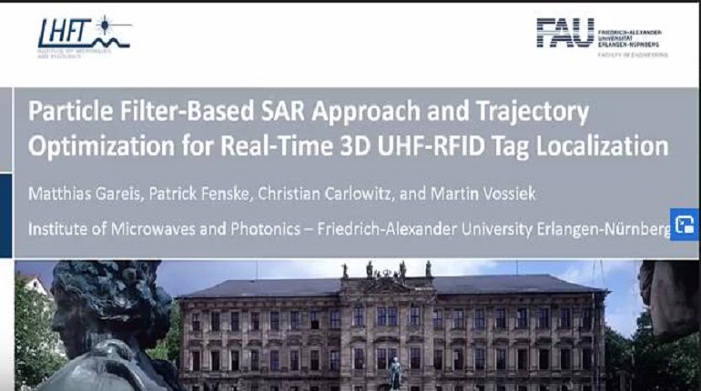 D2 Particle Filter Based SAR Approach and Traectory Optimization for Real Time 3D UHF-RFID Tag Localization
